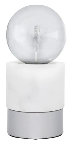 Collection - Farrah Marble and Chrome Touch - Table Lamp